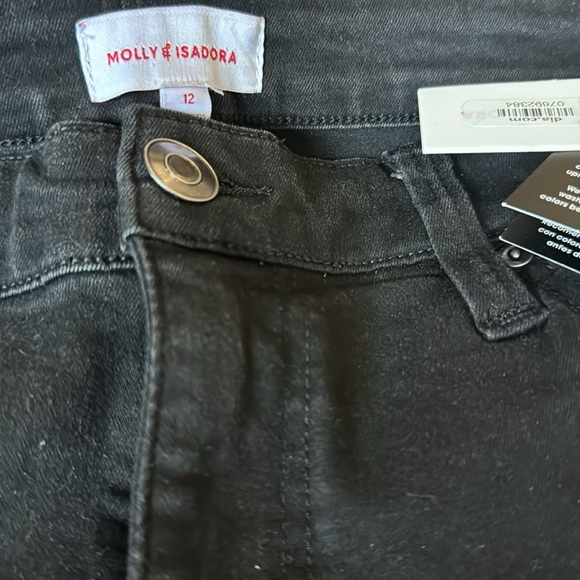 Molly & Isadora | Hi Rise Cut Off Shorts - Picture 4 of 4